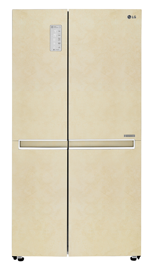 Холодильник слоновая кость. Холодильник (Side-by-Side) LG GC-b247seuv. Холодильник LG GC-b247. LG GC-b247sedc. Холодильник Side by Side LG GC -Q 247 CADS.