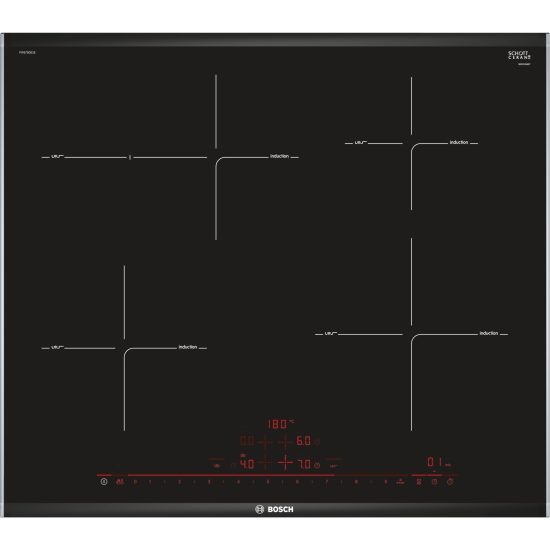 Индукционная панель Bosch pie675dc1e. Индукционная варочная панель Bosch pie611b18e. Bosch pie675dc1e/06. Индукционная панель Bosch serie 8.