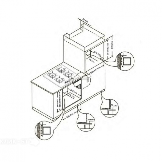 Духовой шкаф EVELUX EO 640 IR