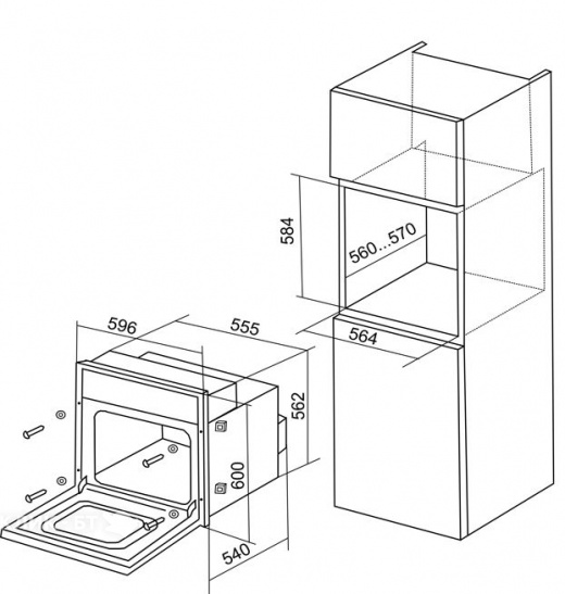 Духовой шкаф ELECTRONICSDELUXE 6006.05 эшв-008