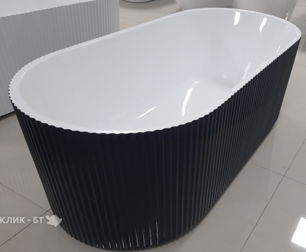 Ванна FRANK F6103 White+Black