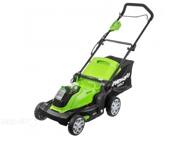 Газонокосилка аккумуляторная GREENWORKS G40LM41 без АКБ и З/У (2504707)