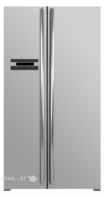 Холодильник ASCOLI ACDS571W (Inox)
