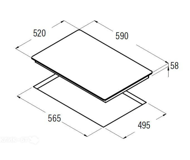 Варочная поверхность Cata I 6104 BK