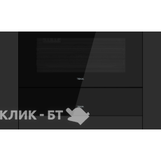 Фасадная часть из стекла для вакууматора или подогревателя посуды TEKA NIGHT RIVER BLACK (111890002)