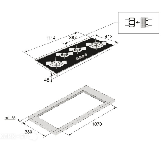 Варочная поверхность ASKO HG8144BGB1