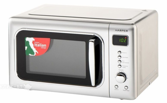 Микроволновая печь HARPER HMW-20ST04 серебристый