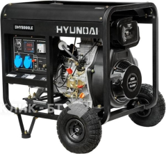 Генератор HYUNDAI dhy 8000le + колеса
