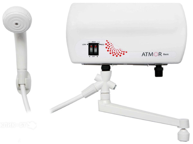 Водонагреватель ATMOR basic 5 квт кран