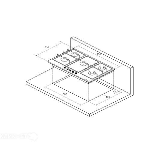 Варочная поверхность KUPPERSBERG TS 99 X