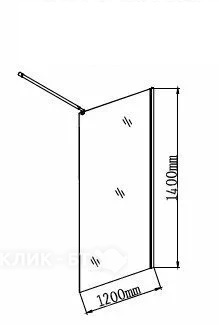 Шторка для ванны GROSSMAN GR-103