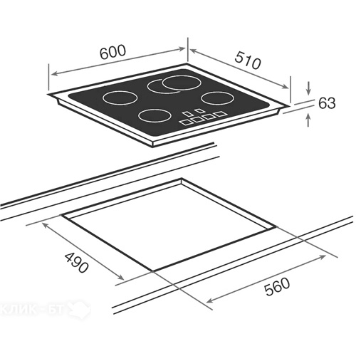 Варочная поверхность TEKA tt 642