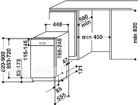 Посудомоечная машина WHIRLPOOL ADG 321
