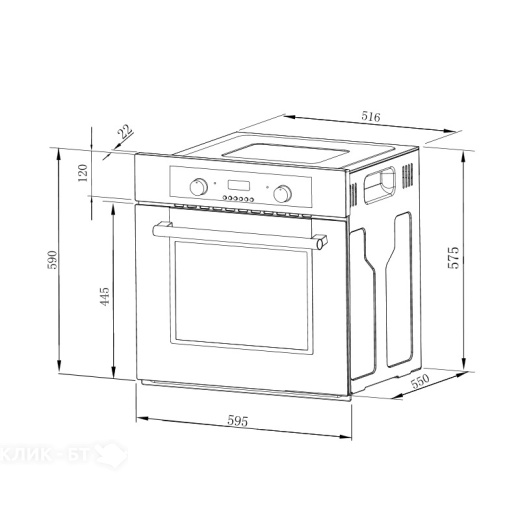 Духовой шкаф MAUNFELD dp02