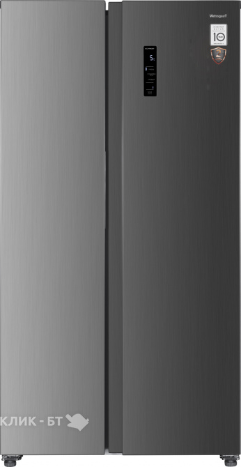 Холодильник WEISSGAUFF WSBS 735 NFX Inverter Professional