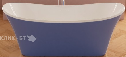 Ванна FRANK F6104 White/Light Blue