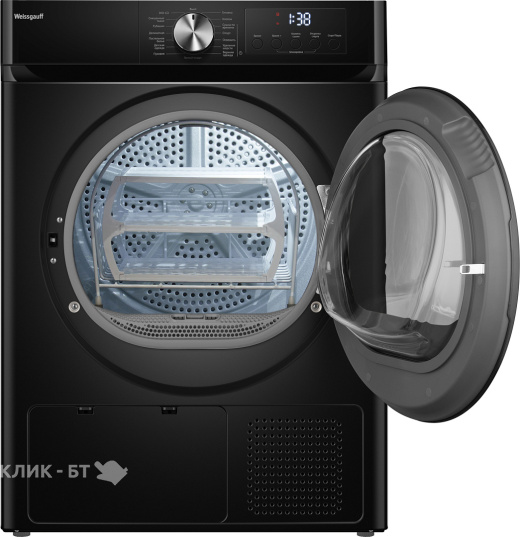 Сушильная машина WEISSGAUFF WD 6010 Heat Pump Matt Black