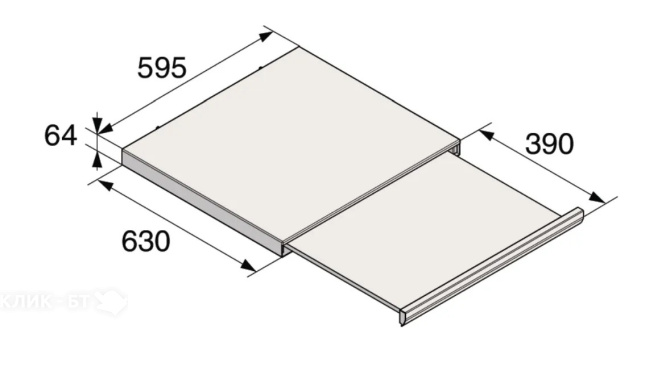 Полка выдвижная ASKO HS60G