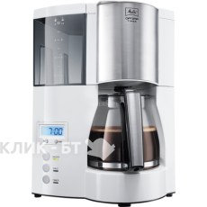 Кофеварка MELITTA optima glass timer белая