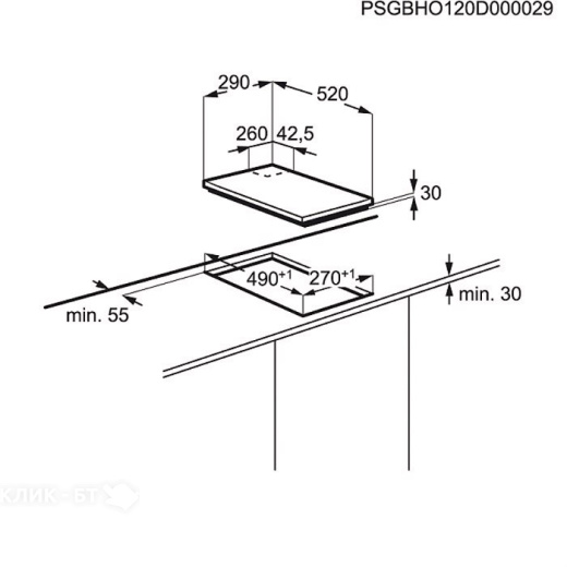 Варочная поверхность ELECTROLUX egc 93313 nk