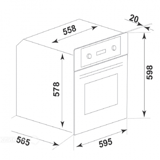 Духовой шкаф GINZZU HOE-110