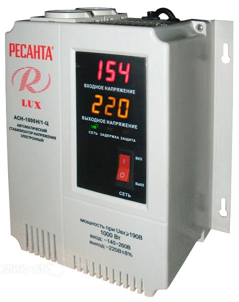 Стабилизатор напряжения РЕСАНТА асн-1 000 н/1-ц
