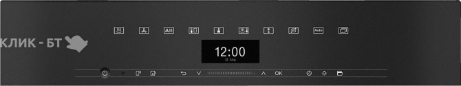 Встраиваемый паровой шкаф MIELE DGC7440X OBSW чёрный обсидиан