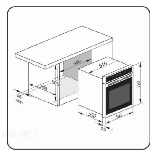 Духовой шкаф KAISER EH 6432 ElfBE Eco