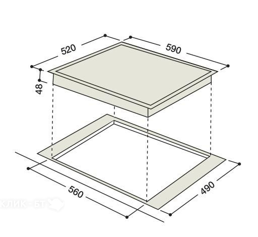 Варочная поверхность HOTPOINT-ARISTON 7h krd 640 b