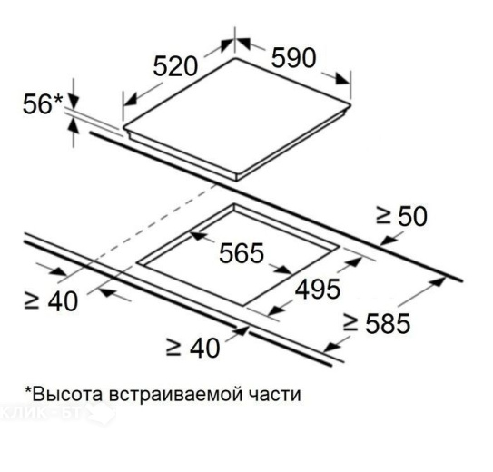 Варочная поверхность MAUNFELD CVI594SF2WH