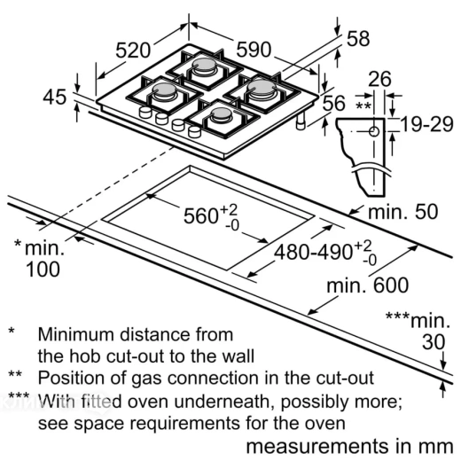 Варочная поверхность BOSCH PNP6B6K40
