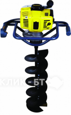 Мотобур Champion AG252+Мотобур 200мм