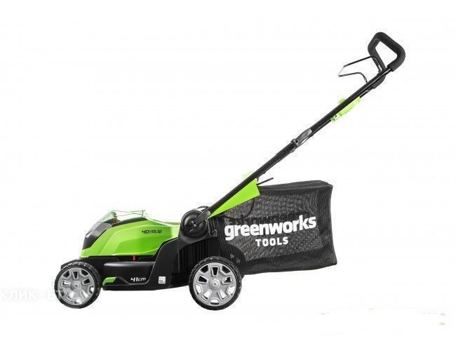 Газонокосилка аккумуляторная GREENWORKS G40LM41 без АКБ и З/У (2504707)