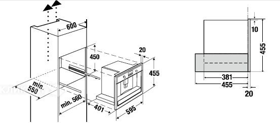 Встраиваемая кофемашина Kuppersbusch EKV 6500.0 E
