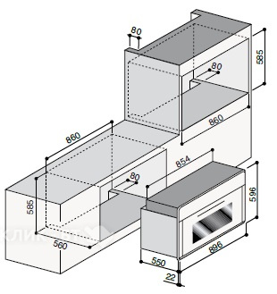 Духовой шкаф ILVE D900-LMP/I
