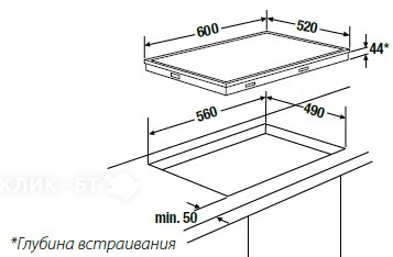 Варочная поверхность KUPPERSBUSCH eke 6141.0 f