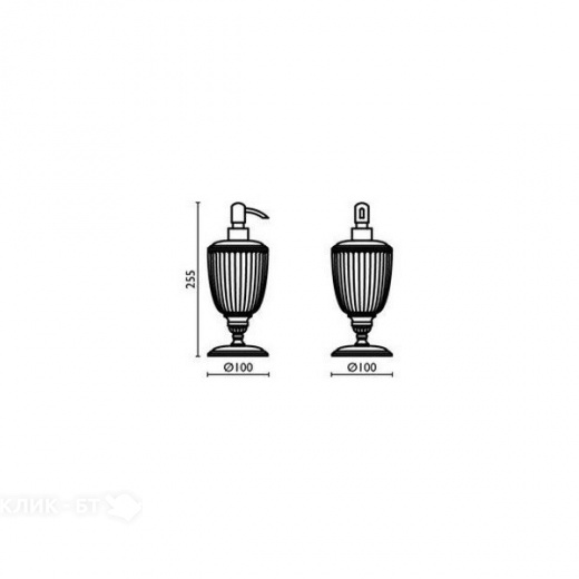 Дозатор BAGNO & ASSOCIATI OperettaON12892бронза