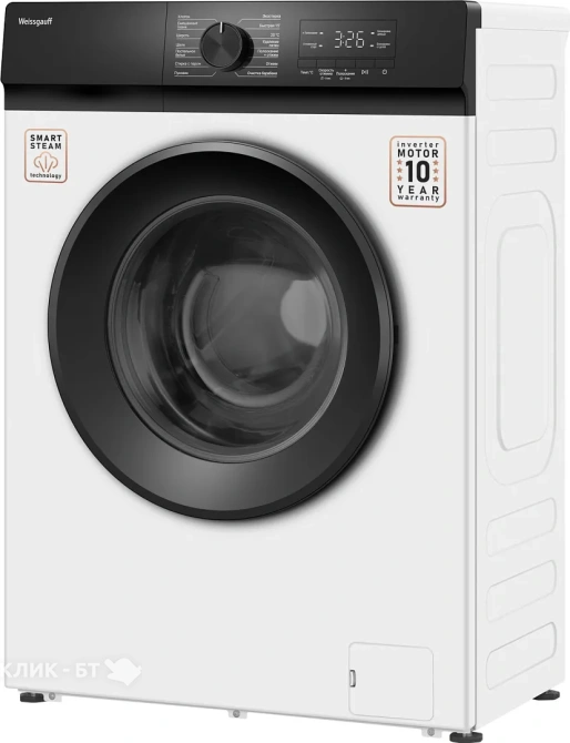 Стиральная машина WEISSGAUFF WM 39106 Inverter Steam