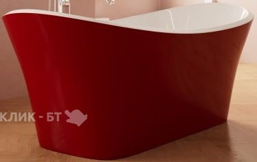Ванна FRANK F6104 White/Red
