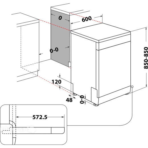 Посудомоечная машина INDESIT DFE 1B19 14