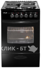 Плита ЛЫСЬВА ЭП 411 МС черный без крышки