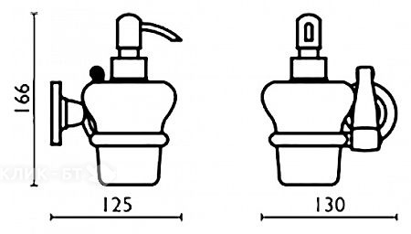 Дозатор BAGNO & ASSOCIATI Opera OP12992 BR