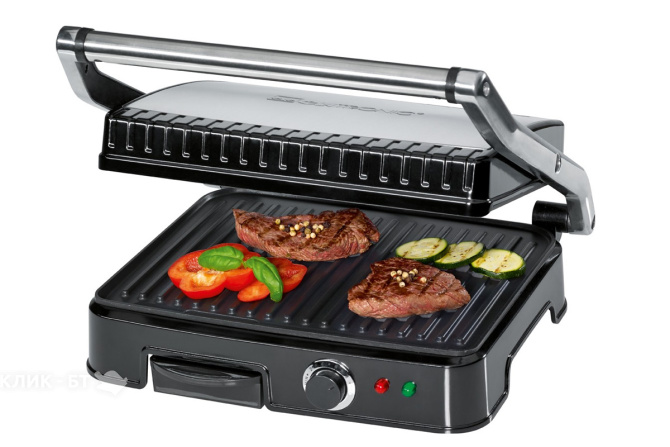 Гриль CLATRONIC KG 3487 schwarz-inox