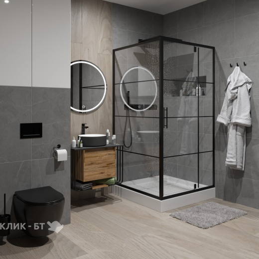 Душевое ограждение NIAGARA NG-0280-08 BLACK