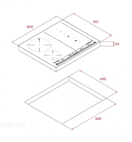 Варочная поверхность TEKA IZS 66700 MSP (112500003)