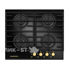 Варочная поверхность MAUNFELD mghg.64.17rig_black glass (черное стекло+золото)
