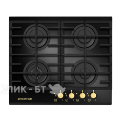 Варочная поверхность MAUNFELD mghg.64.17rig_black glass (черное стекло+золото)