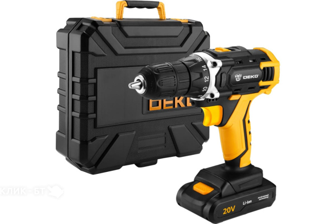 Дрель-шуруповерт DEKO DKCD20FU-Li 063-4178