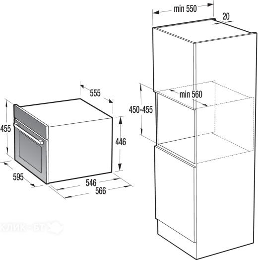 Духовой шкаф GORENJE BCS 547 ORAW