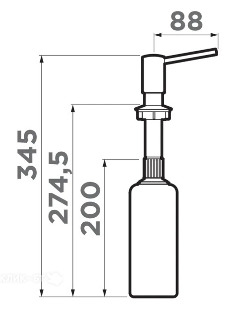 Дозатор OMOIKIRI OM-02-P-DC (4975021)